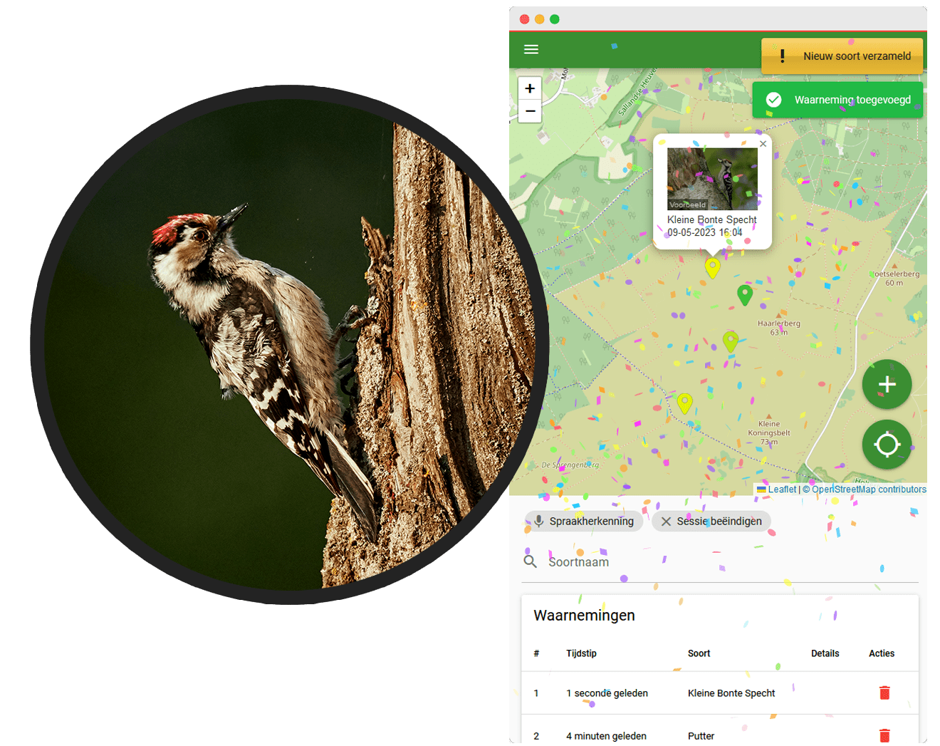 FaunaMap vogelwaarnemingen bijhouden