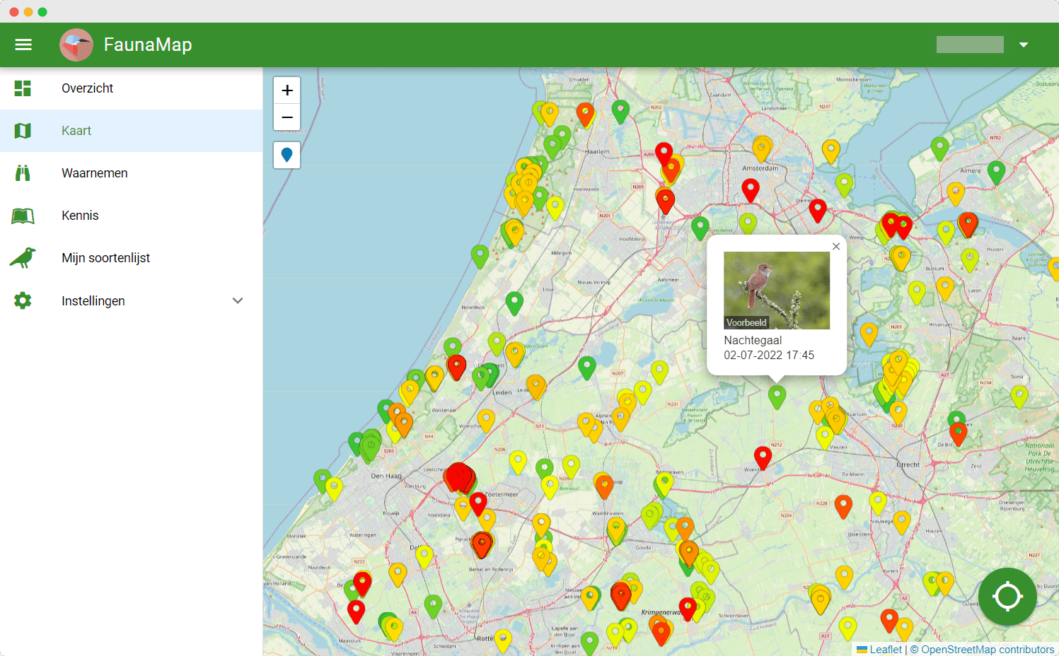 FaunaMap Waarnemingen